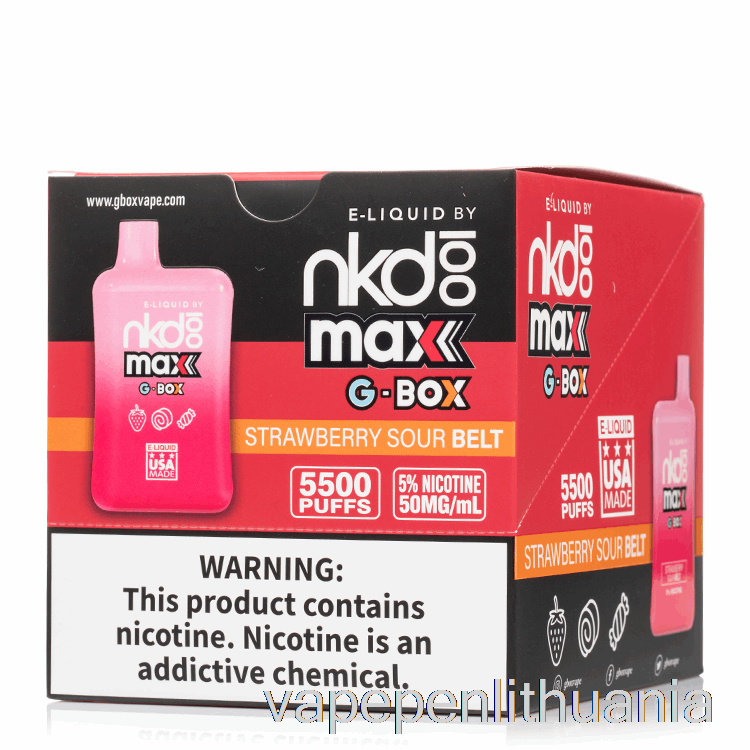 [10 Pak.] Gbox X Plikas 100 5500 Vienkartinis Vape Skystis